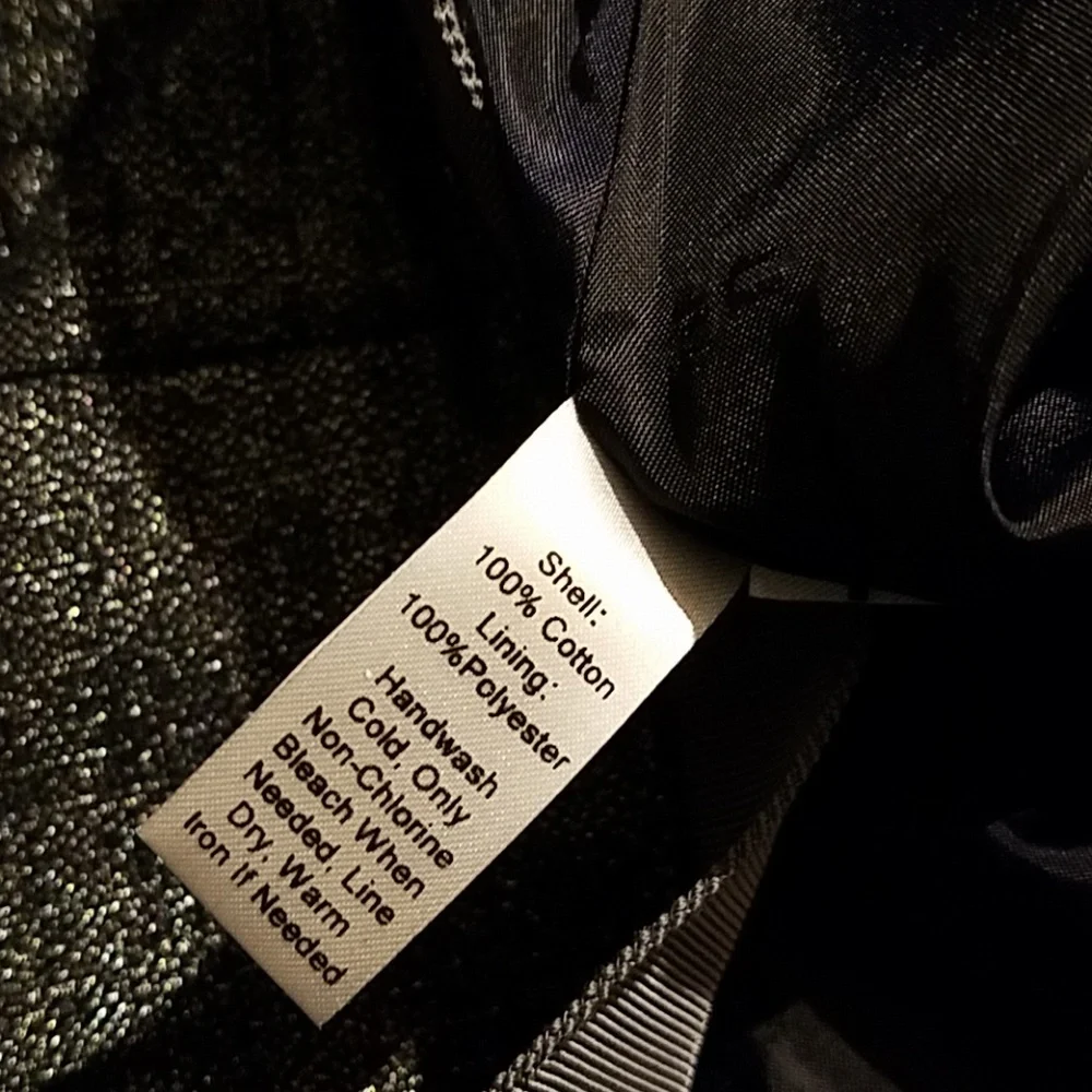 Ann Taylor LOFT Silver & Black Shiny Skirt Sz 4